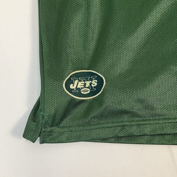 New York JETS Throwback Logo Vintage Practice Shorts Green Size L NFL Football - Picture 3 of 11